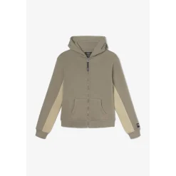 Sweat-Shirt capuche garçon METROBO blanc en coton