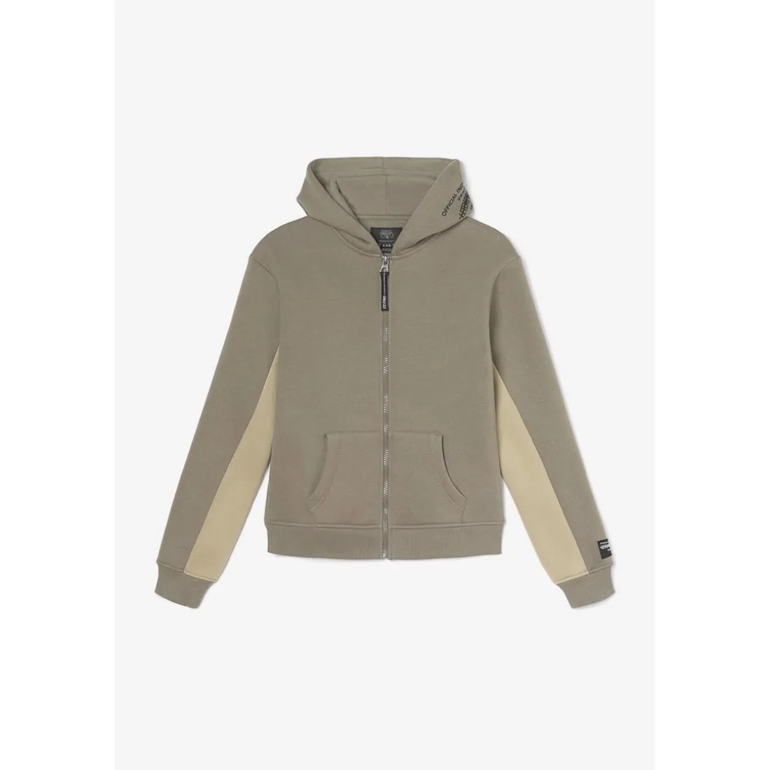 Sweat-Shirt capuche garçon METROBO blanc en coton