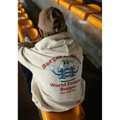 Sweat-Shirt capuche LOUIBO beige en coton Ned
