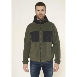 Sweat-Shirt capuche MIRMON kaki Kurt