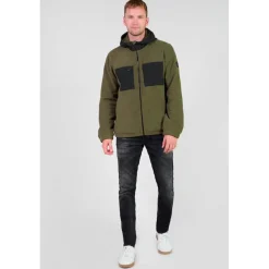 Sweat-Shirt capuche MIRMON kaki Kurt