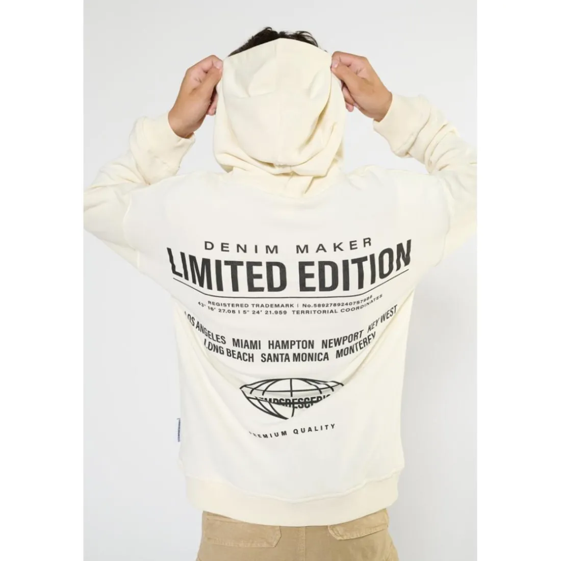 Sweat-Shirt capuche RULBO beige Hal