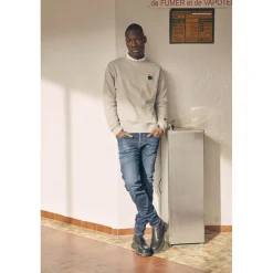Sweat-Shirt ETOL gris Zack en coton