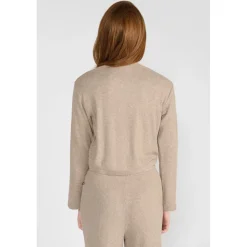 Sweat-Shirt fille AUREGI marron Pia en viscose