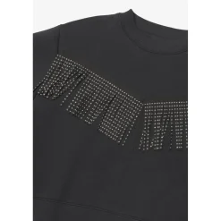 Sweat-Shirt fille BESSYGI noir en coton
