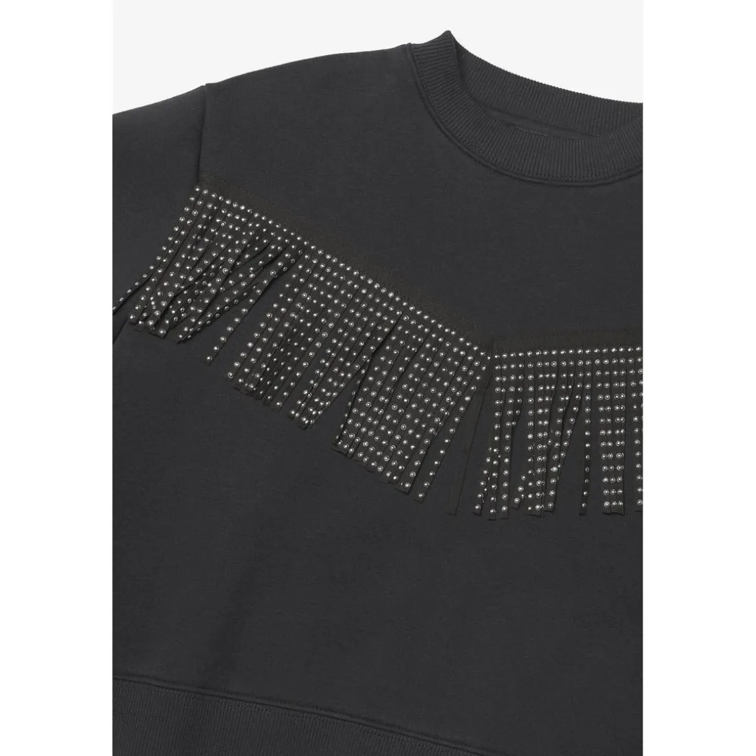 Sweat-Shirt fille BESSYGI noir en coton