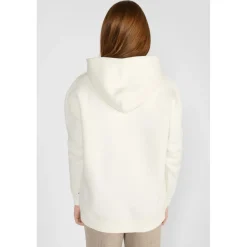 Sweat-Shirt fille capuche SAMIGI blanc Kaye en coton
