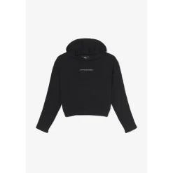 Sweat-Shirt fille capuche BIANCIGI noir en viscose