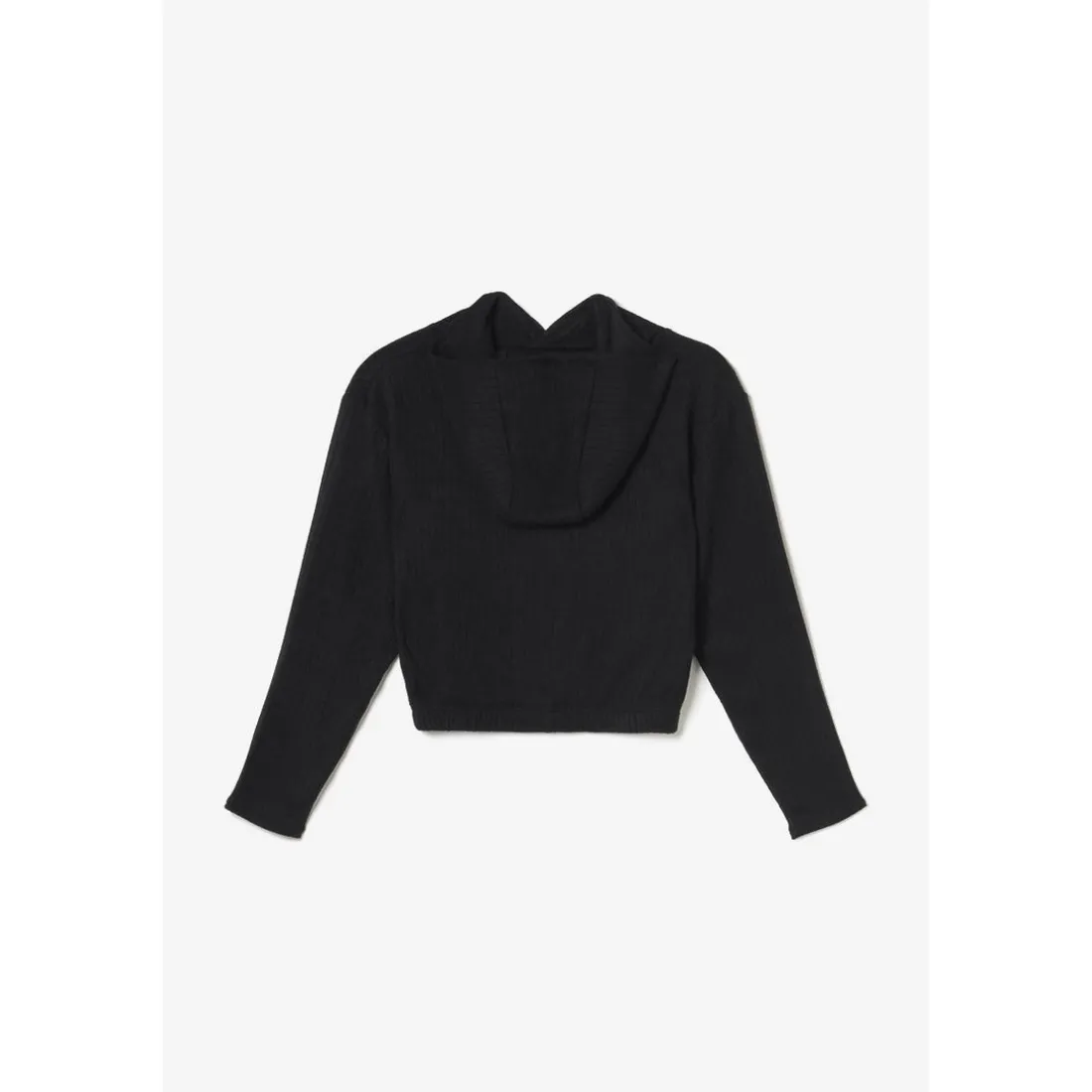 Sweat-Shirt fille capuche BIANCIGI noir en viscose