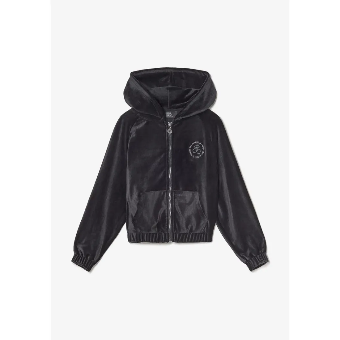 Sweat-shirt fille capuche ZILDAGI noir