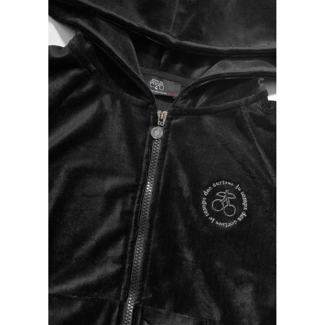 Sweat-shirt fille capuche ZILDAGI noir