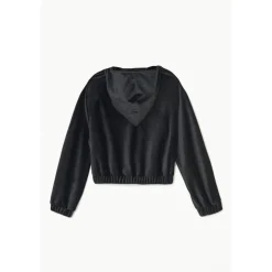 Sweat-shirt fille capuche ZILDAGI noir