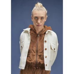 Sweat-shirt fille capuche CINOGI marron