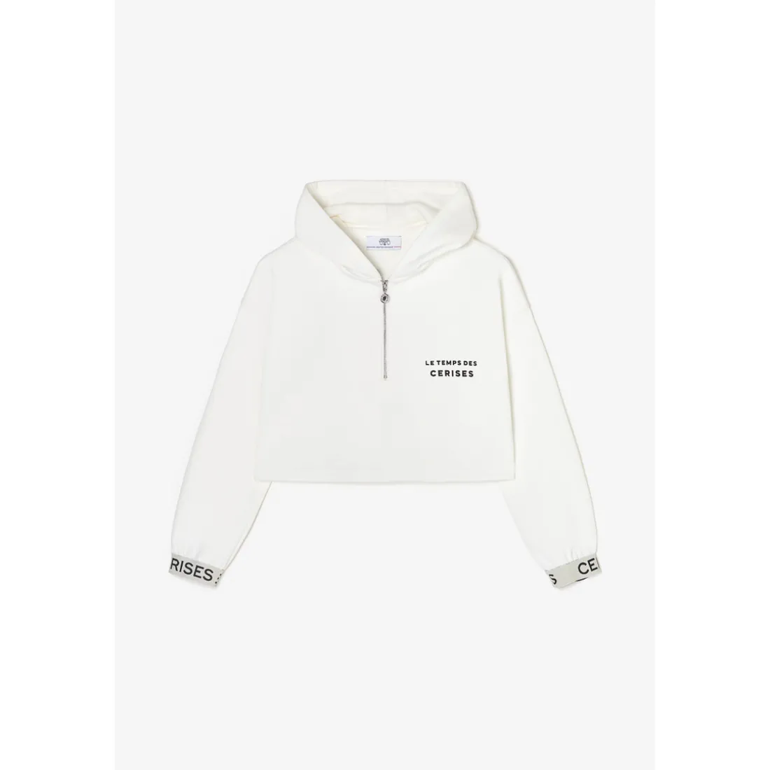 Sweat-Shirt fille capuche JOIAGI blanc