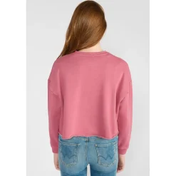 Sweat-Shirt fille FILOUGI rose Ella en coton