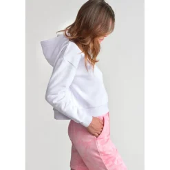 Sweat-Shirt fille VOLVAGI blanc Élise