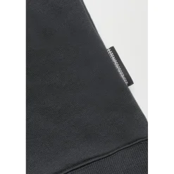 Sweat-shirt garçon, capuche COMEBO noir en coton