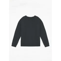Sweat-shirt garçon, capuche COMEBO noir en coton