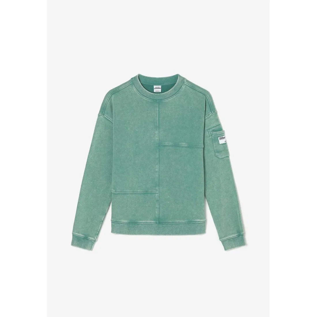 Sweat-Shirt garçon JONBO vert en coton