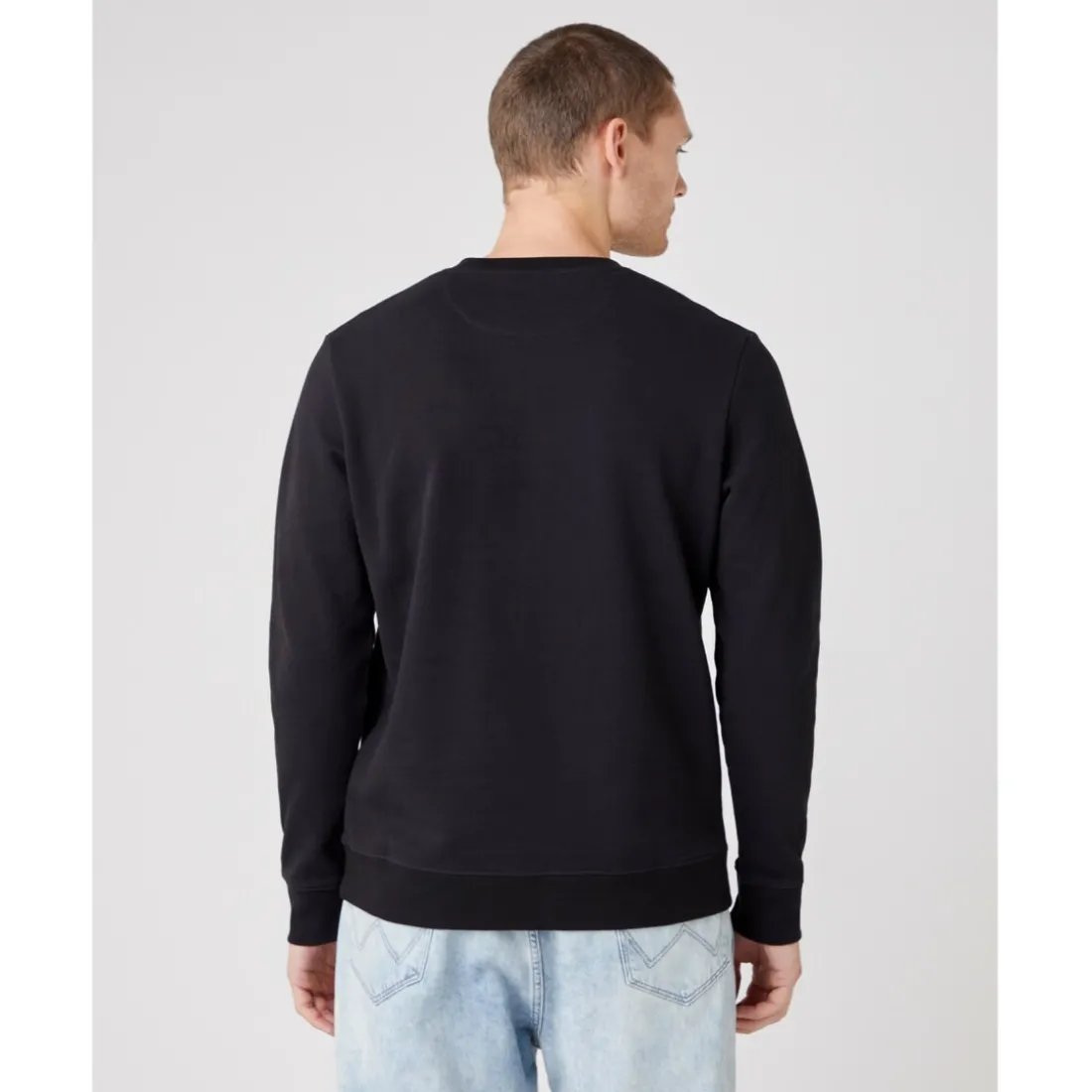 Sweatshirt noir pour homme en coton