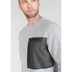 Sweat-Shirt STIPA gris en coton
