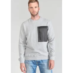 Sweat-Shirt STIPA gris en coton