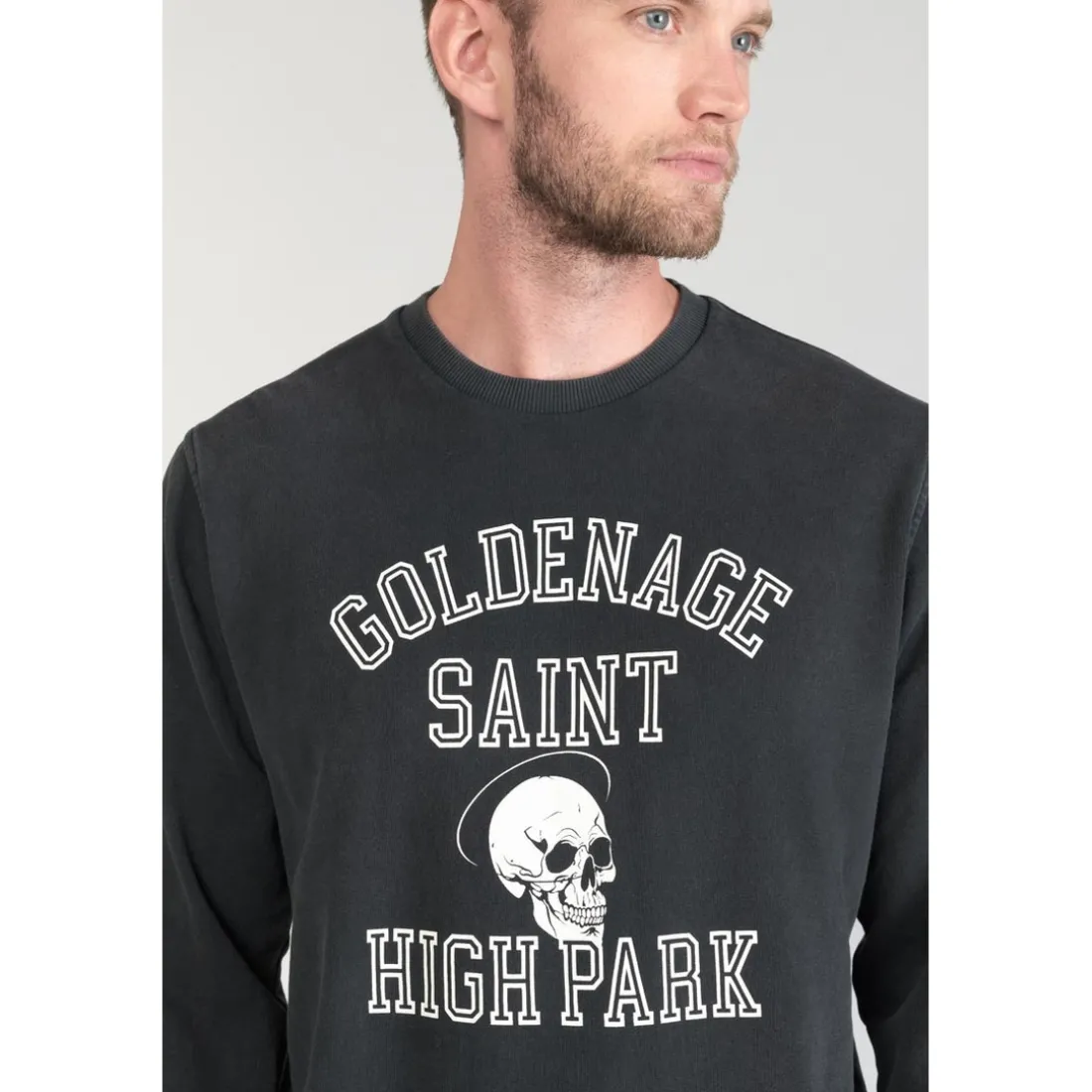 Sweat-Shirt TUBUR noir en coton