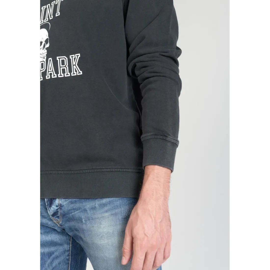 Sweat-Shirt TUBUR noir en coton