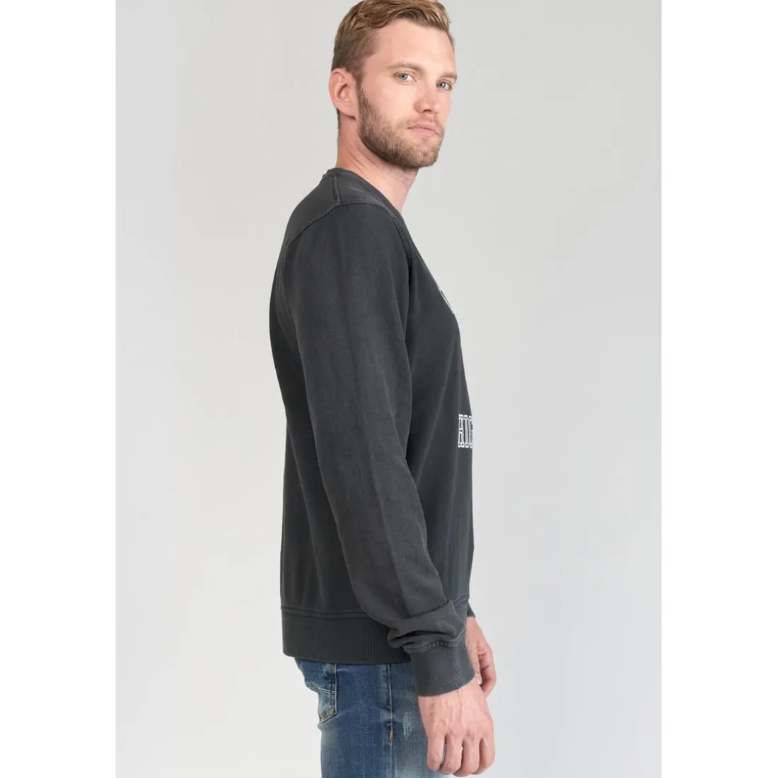 Sweat-Shirt TUBUR noir en coton