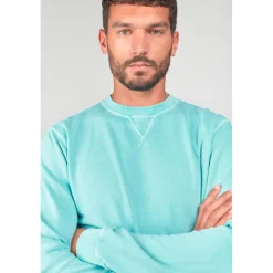 Sweat-Shirt VAREL bleu Ed en coton