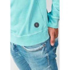 Sweat-Shirt VAREL bleu Ed en coton