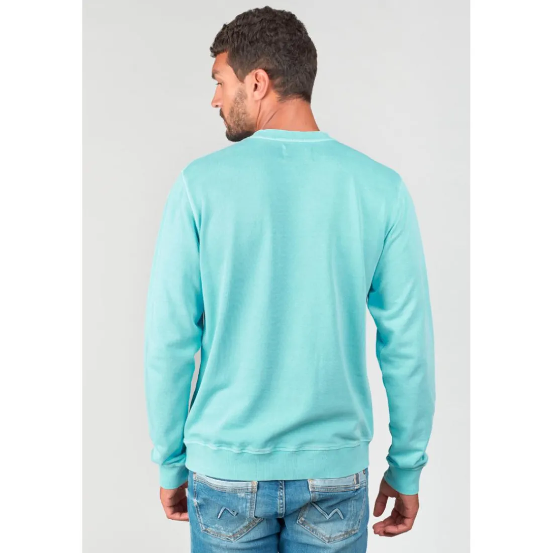 Sweat-Shirt VAREL bleu Ed en coton