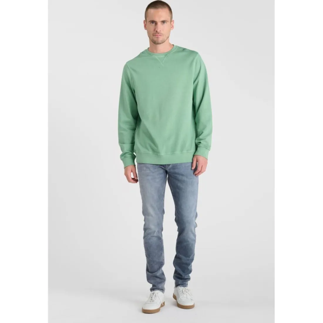 Sweat-Shirt VAREL bleu en coton Val