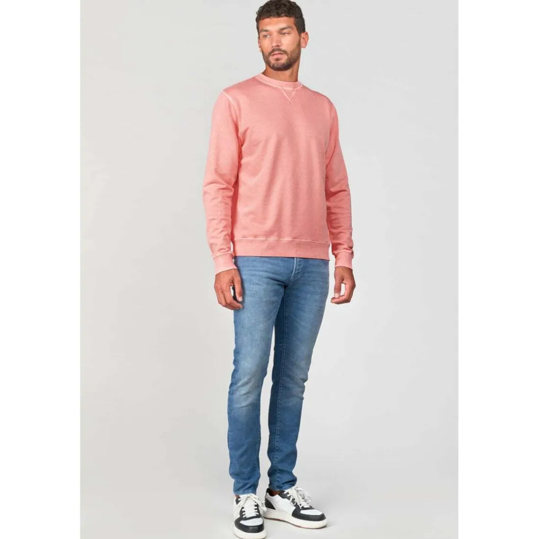 Sweat-Shirt VAREL orange en coton