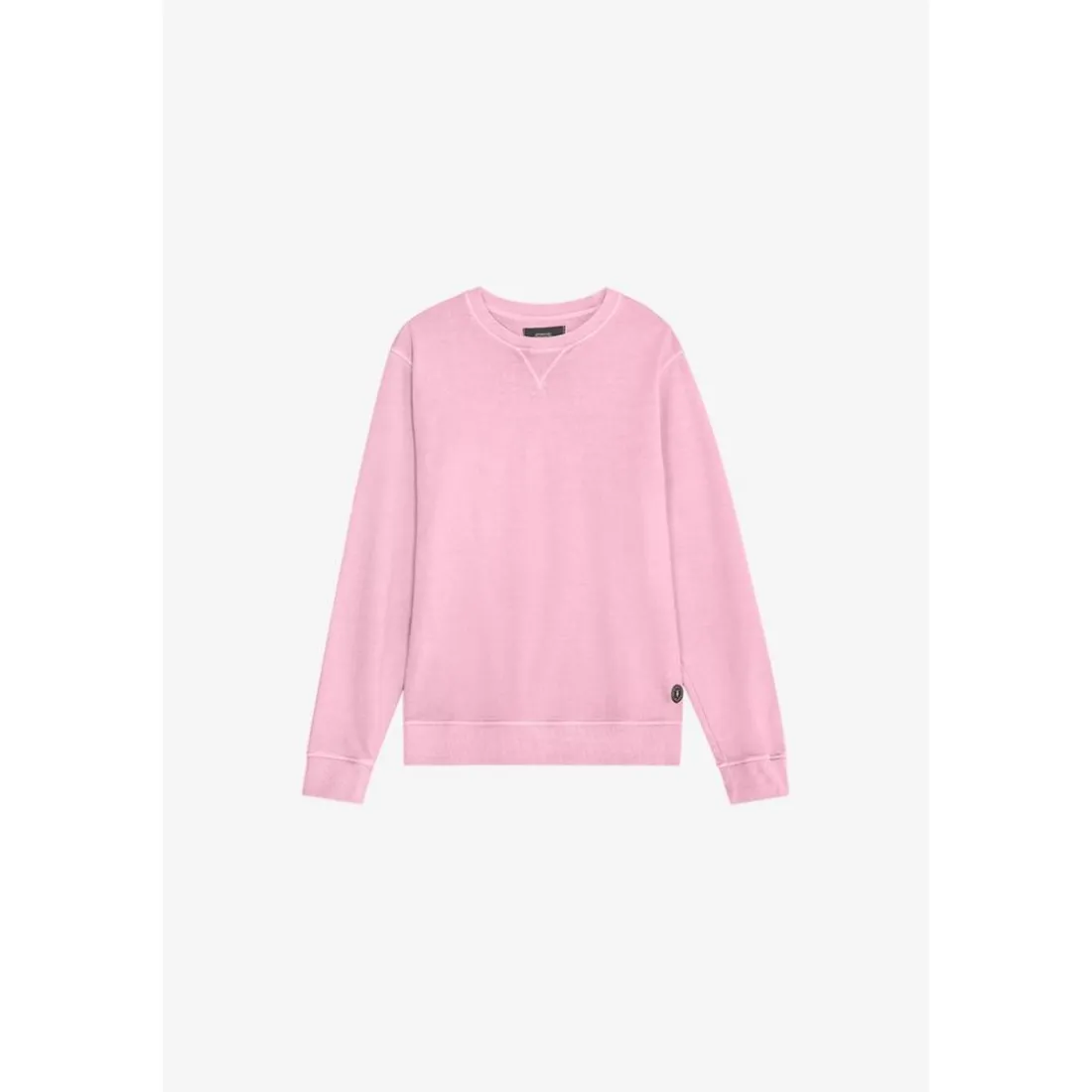 Sweat-Shirt VAREL rose Leo en coton