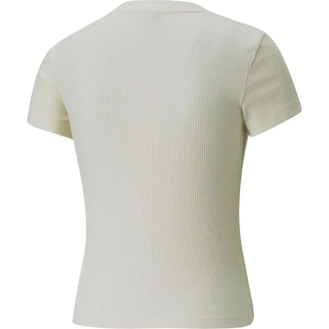 T shirt femme blanc cassé CLASSICS RBD SLM TEE BLACK en coton