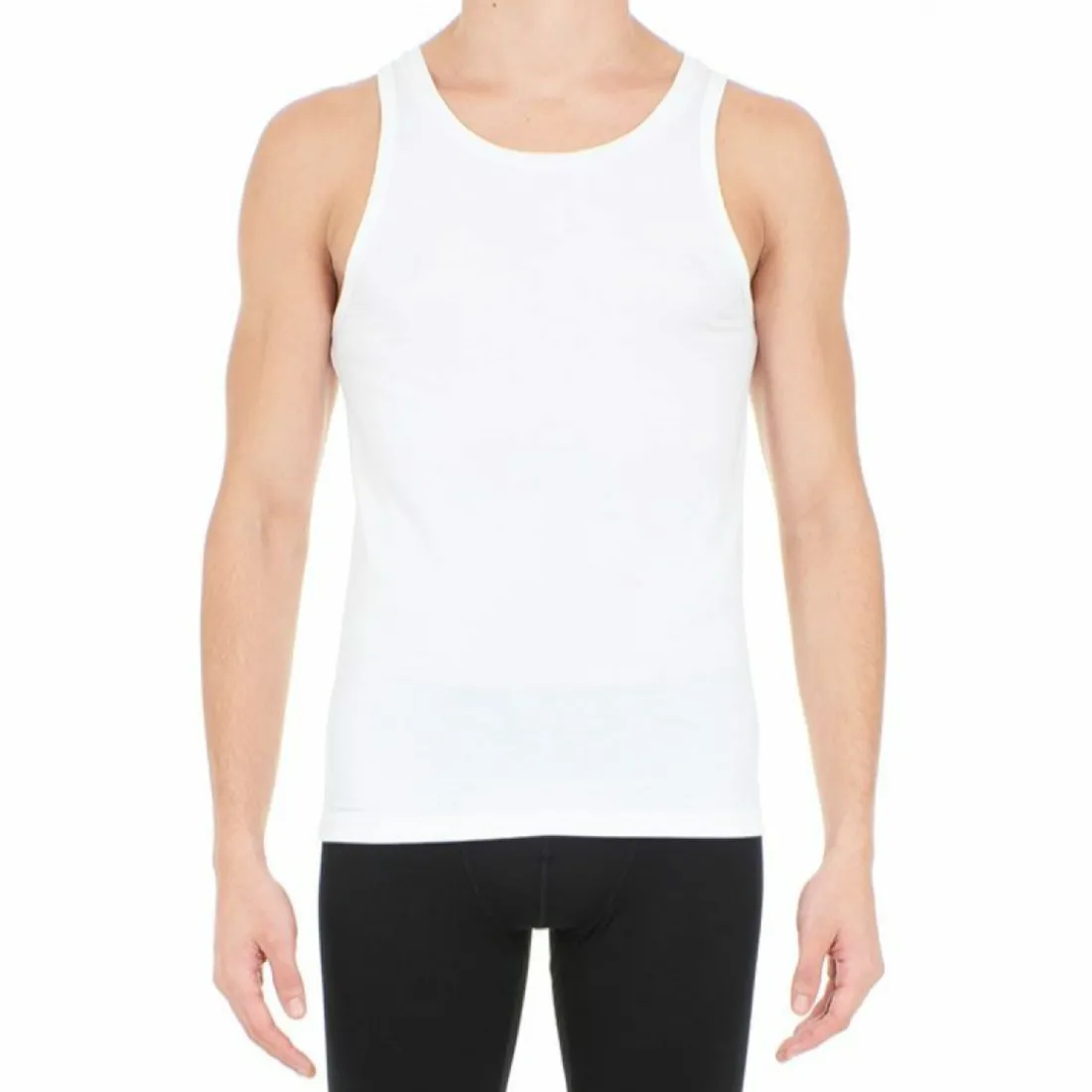 Tanktop blanc en coton