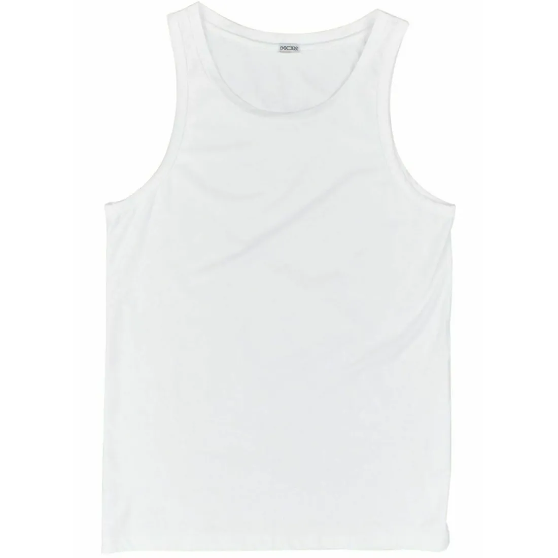 Tanktop blanc en coton