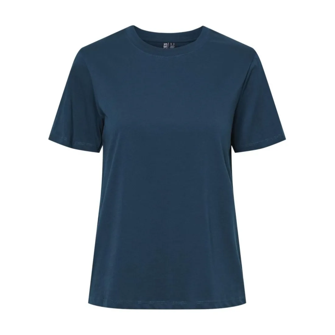 Tee shirt manches courte Ria bleu en coton