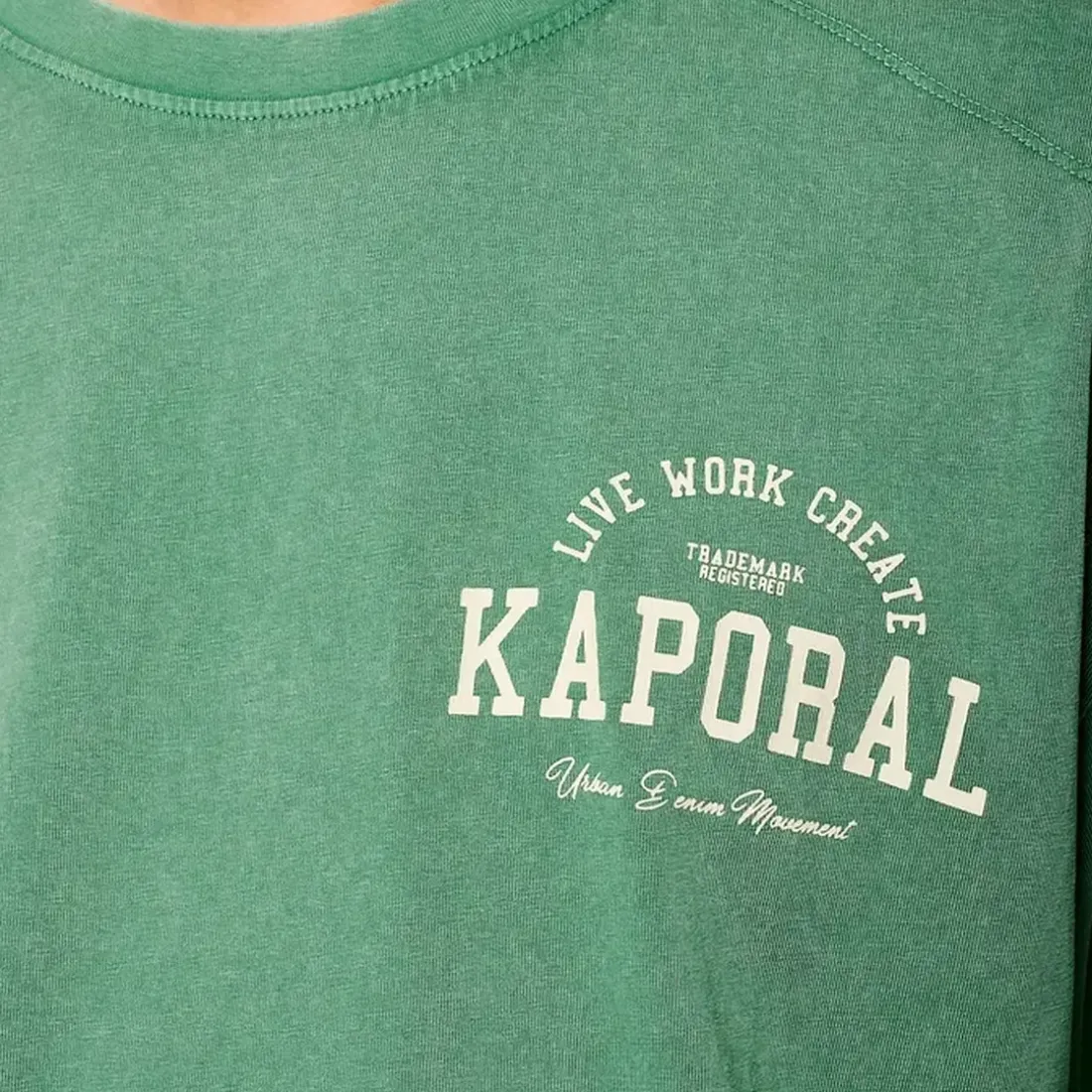 Tee Shirt Manches Courtes en coton JOEY Green vert