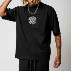 Tee Shirt Manches Courtes en coton TAZ Black noir