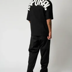 Tee Shirt Manches Courtes en coton TAZ Black noir