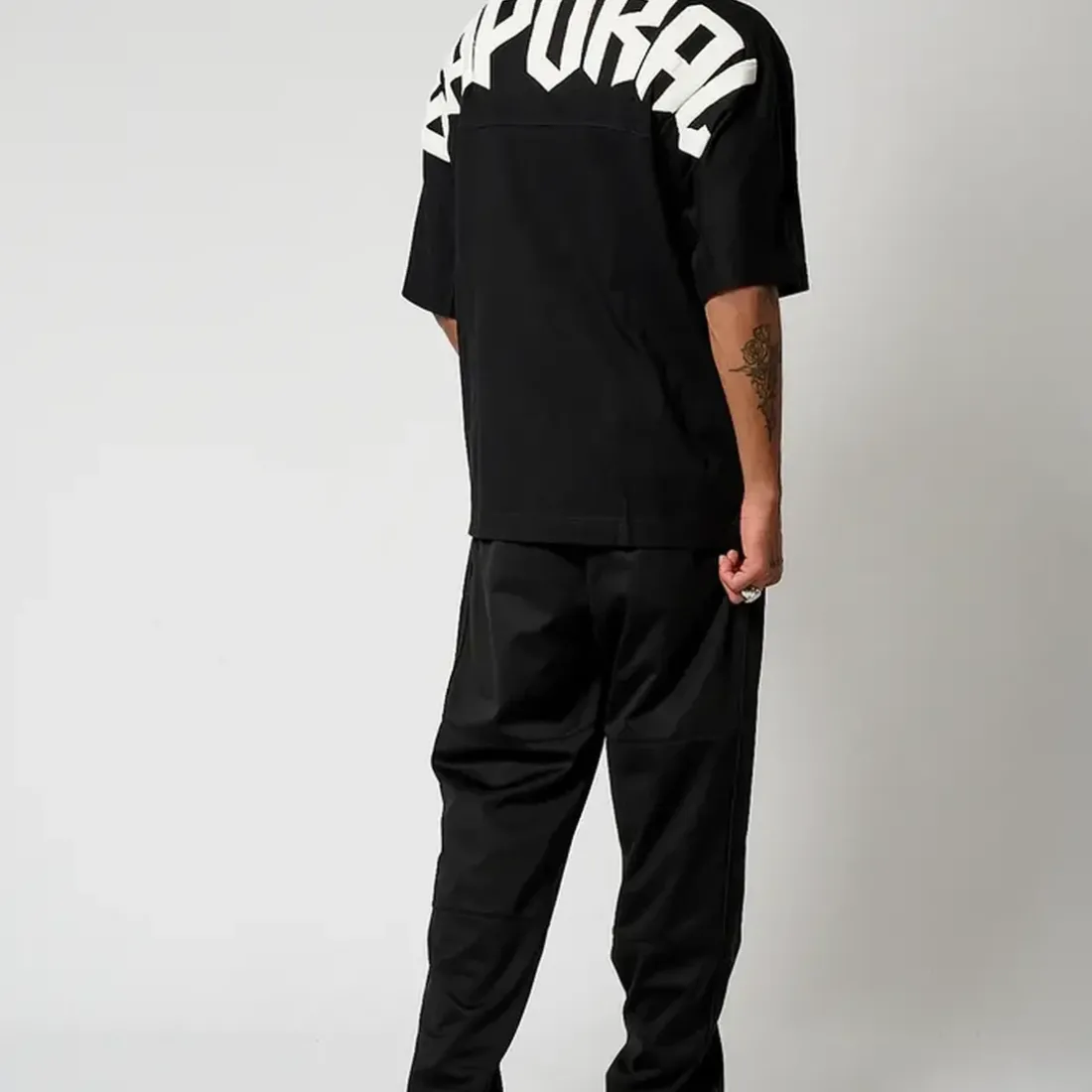 Tee Shirt Manches Courtes en coton TAZ Black noir