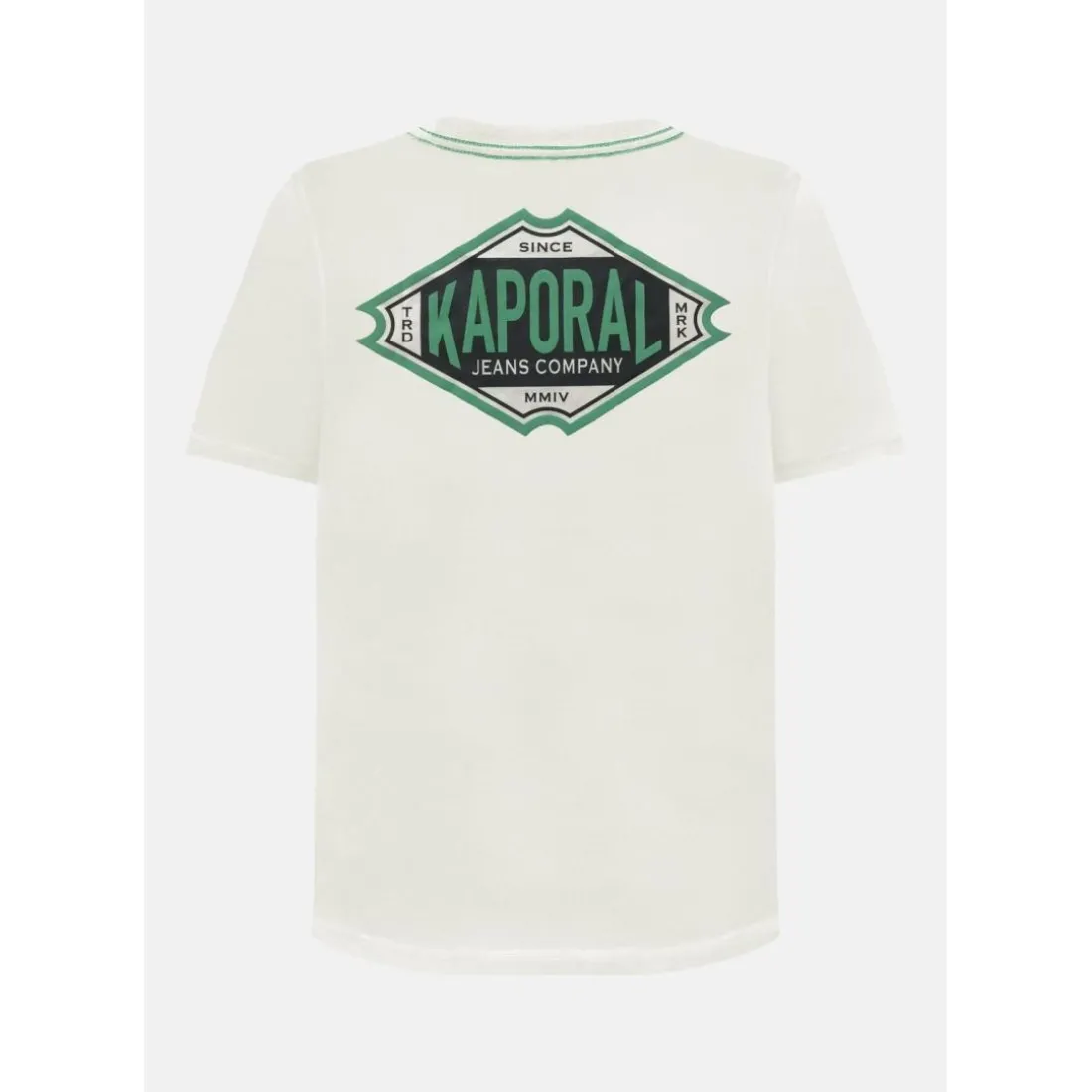 Tee Shirt Manches Courtes en coton TITUS Craie écru