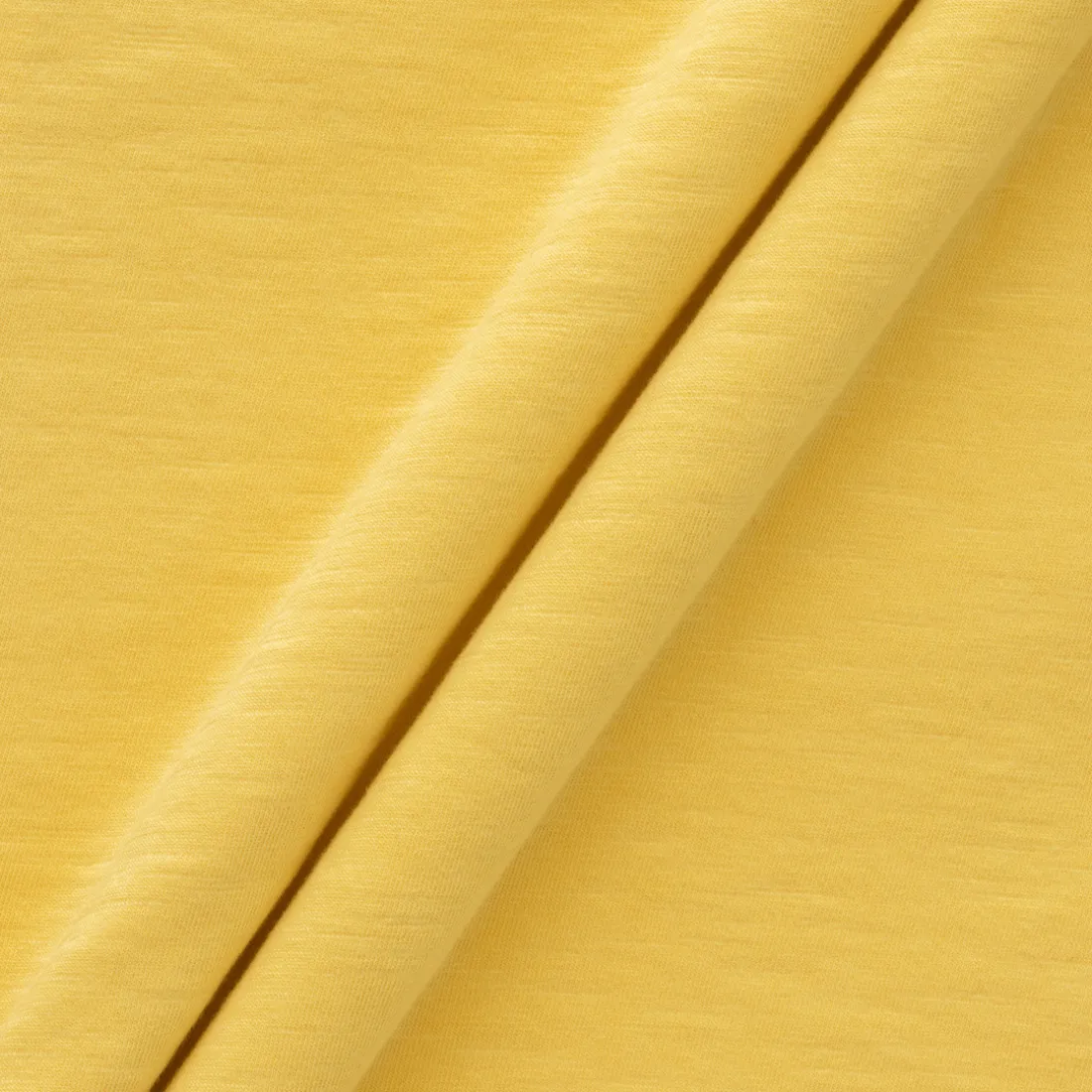 Tee Shirt Manches Courtes VISON jaune en coton