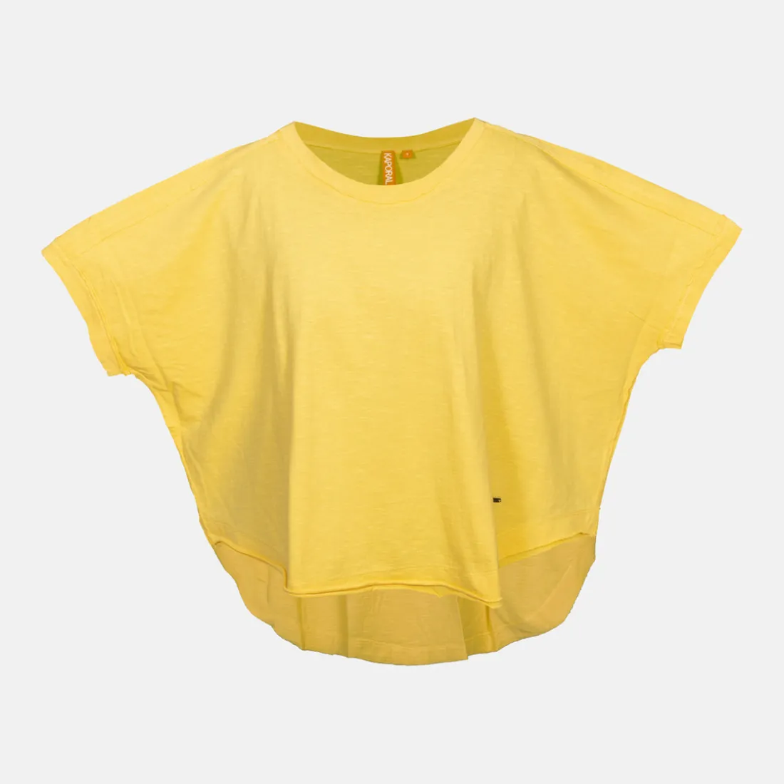 Tee Shirt Manches Courtes VISON jaune en coton