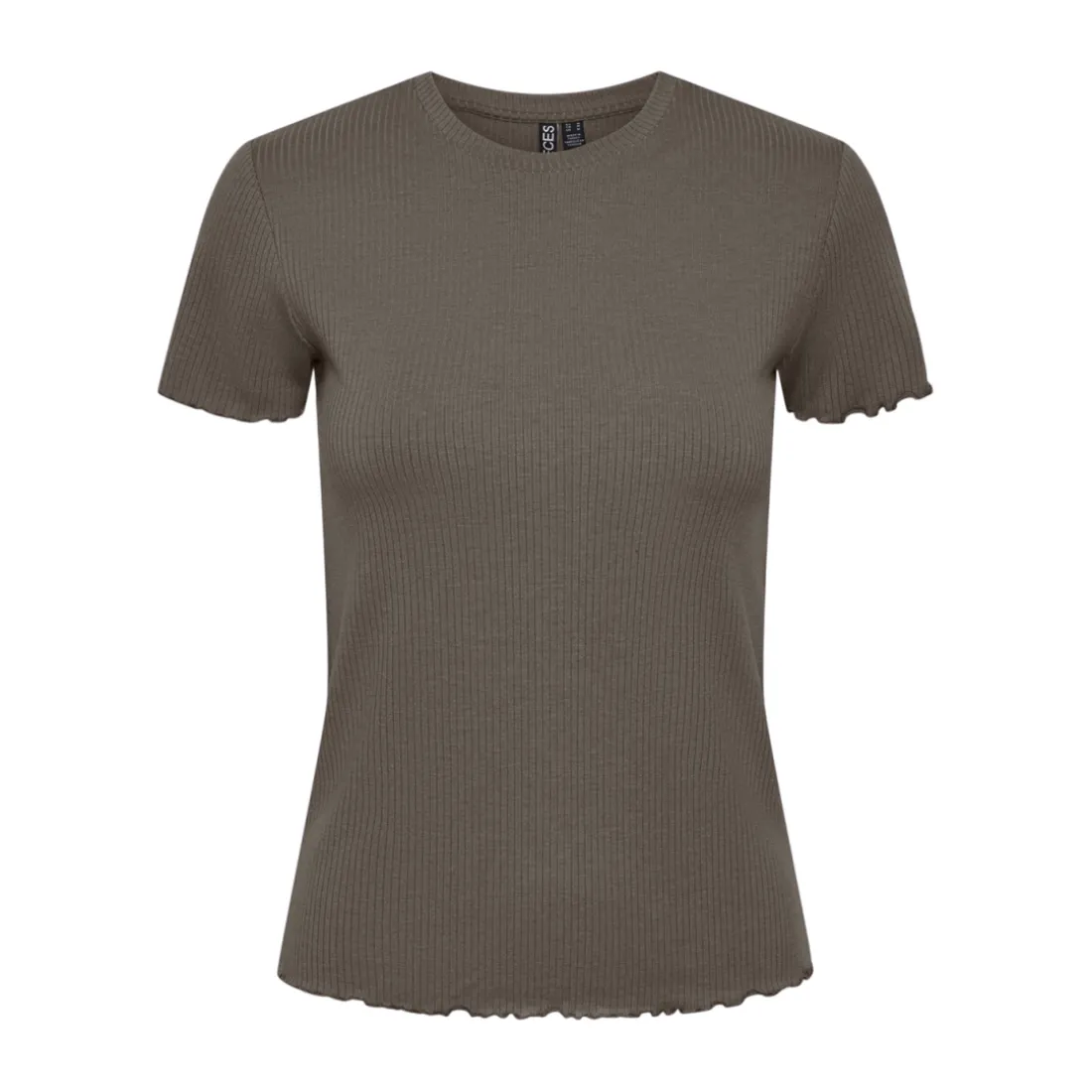 Tee shirt manches courtes Nicca gris en viscose Ida