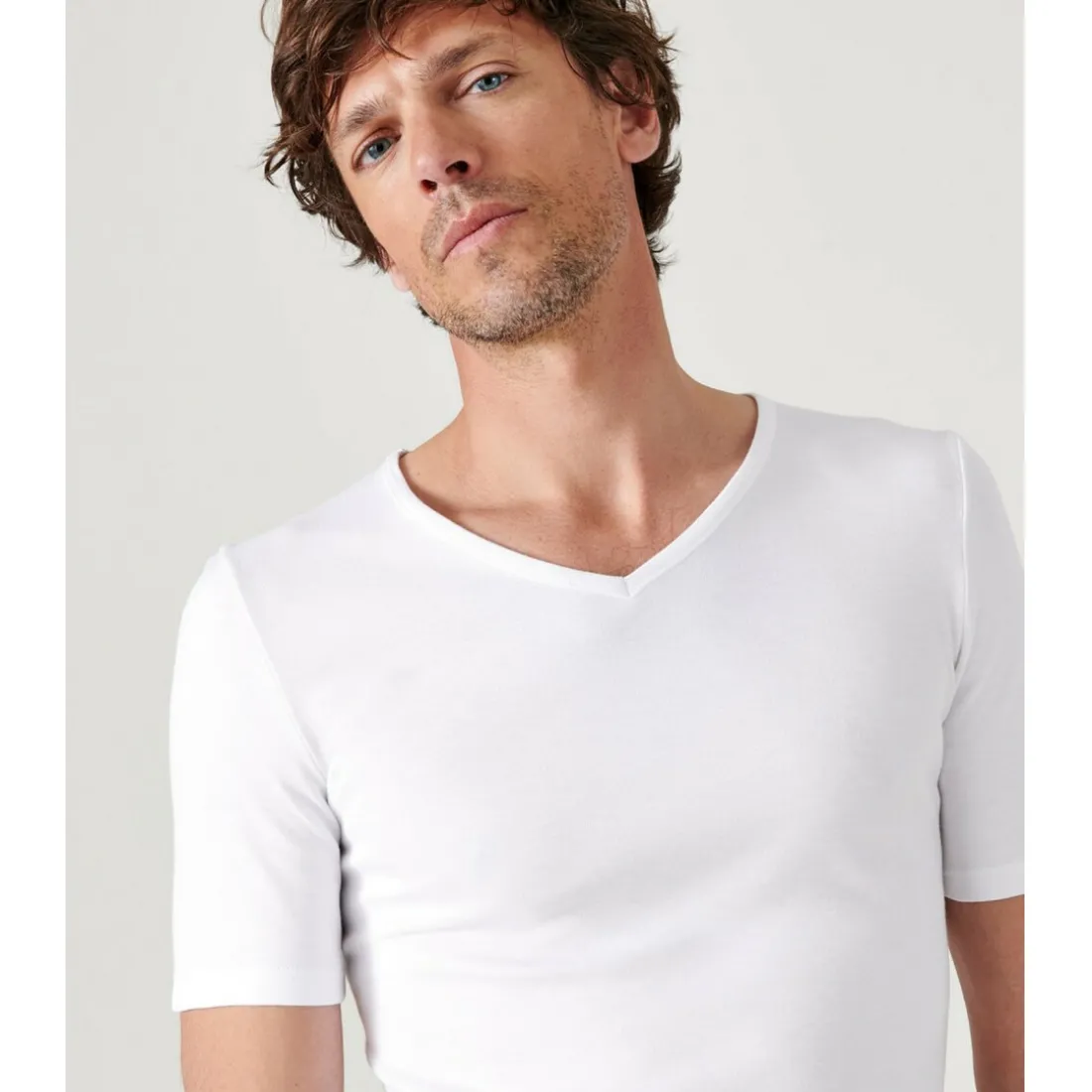 Tee Shirt Manches Courtes Blanc Thermolactyl