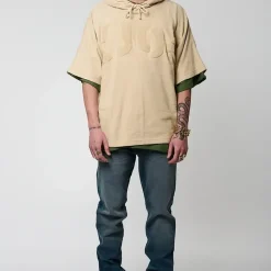 Tee Shirt Manches Courtes en coton BATIS Craie écru