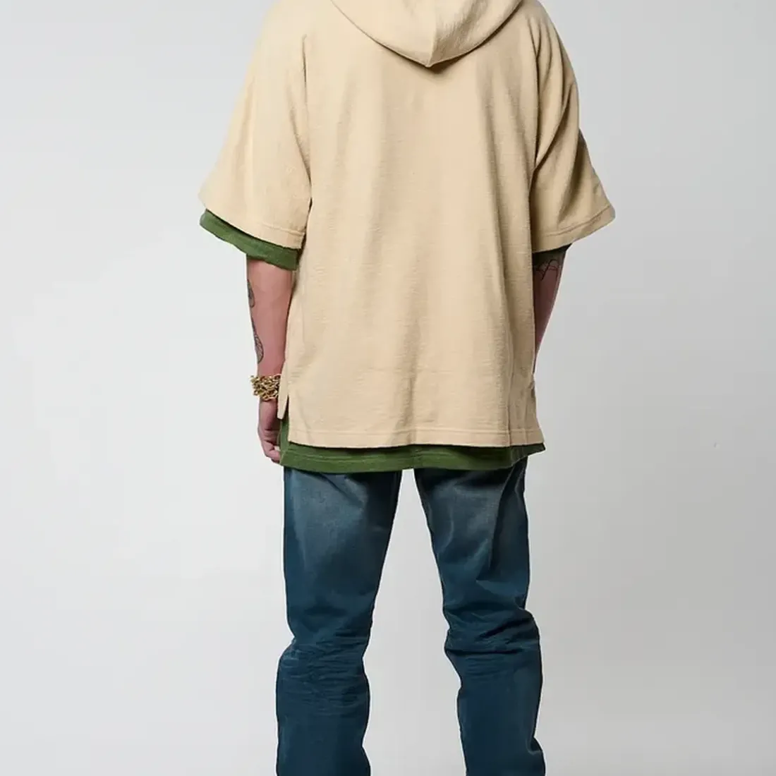 Tee Shirt Manches Courtes en coton BATIS Craie écru